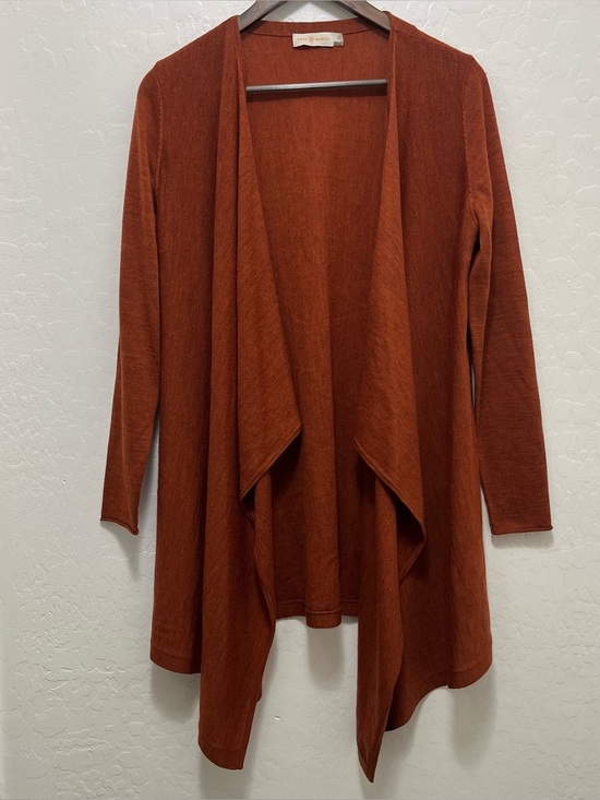 Tory Burch Sweaters - Tory Burch Merino Wool Waterfall Open Front Cardigan Size M